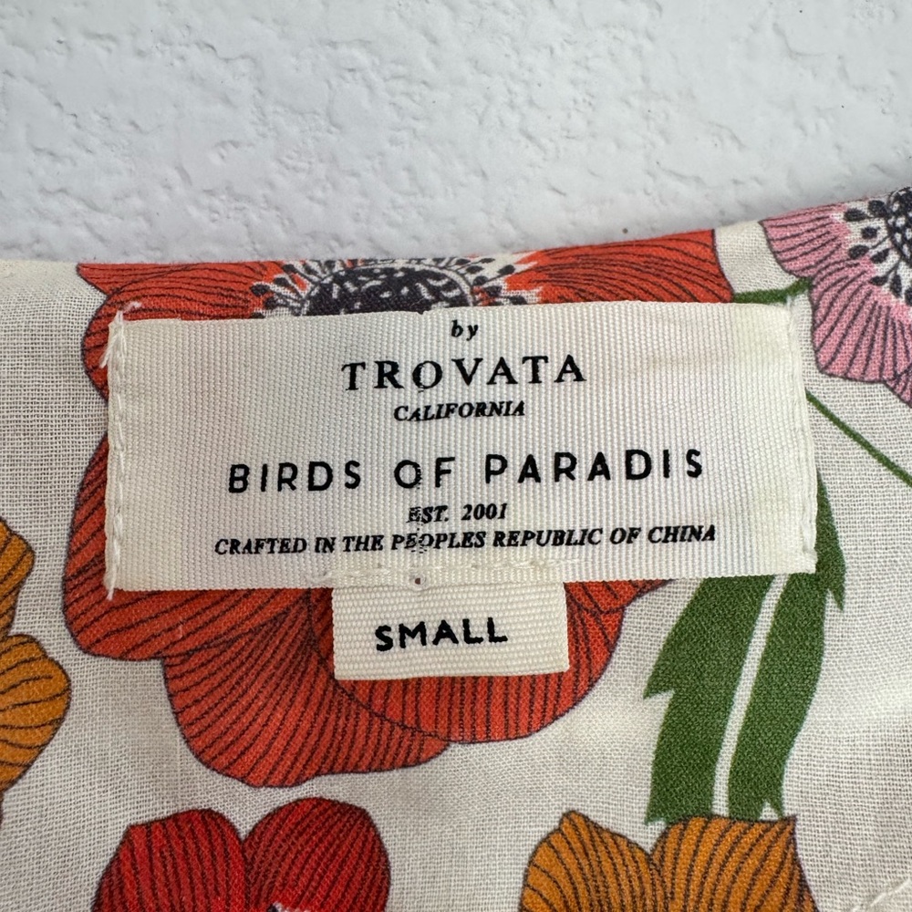 NEW NWOT TROVATA trovata kristi dress in POPPY Small - Picture 8 of 10